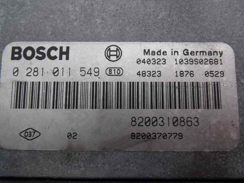 Recambio de centralita motor uce para renault megane ii familiar authentique confort referencia OEM IAM 8200310863 0281011549 82