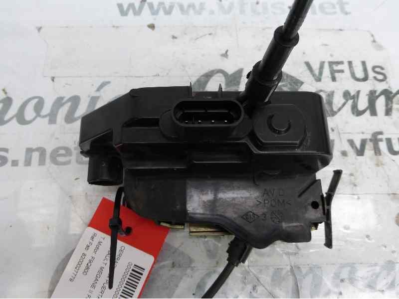Recambio de cerradura puerta delantera derecha para renault megane ii familiar authentique confort referencia OEM IAM 8200027779