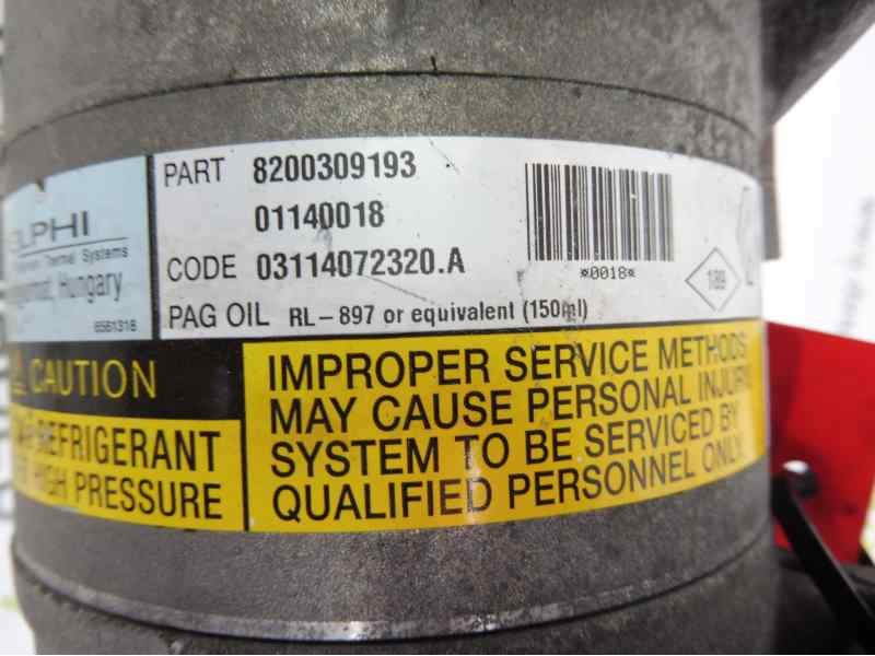 Recambio de compresor aire acondicionado para renault megane ii familiar authentique confort referencia OEM IAM 8200309193  