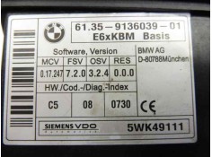 Recambio de modulo electronico para bmw serie 5 berlina (e60) 530xd referencia OEM IAM 61359136039   2