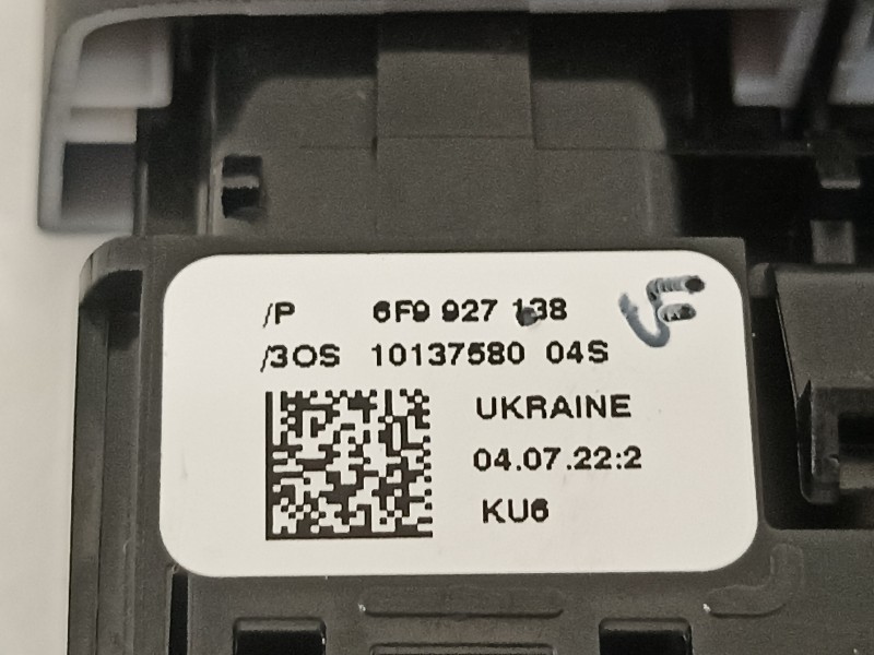 Recambio de mando multifuncion para seat arona xperience referencia OEM IAM 6F9927138  