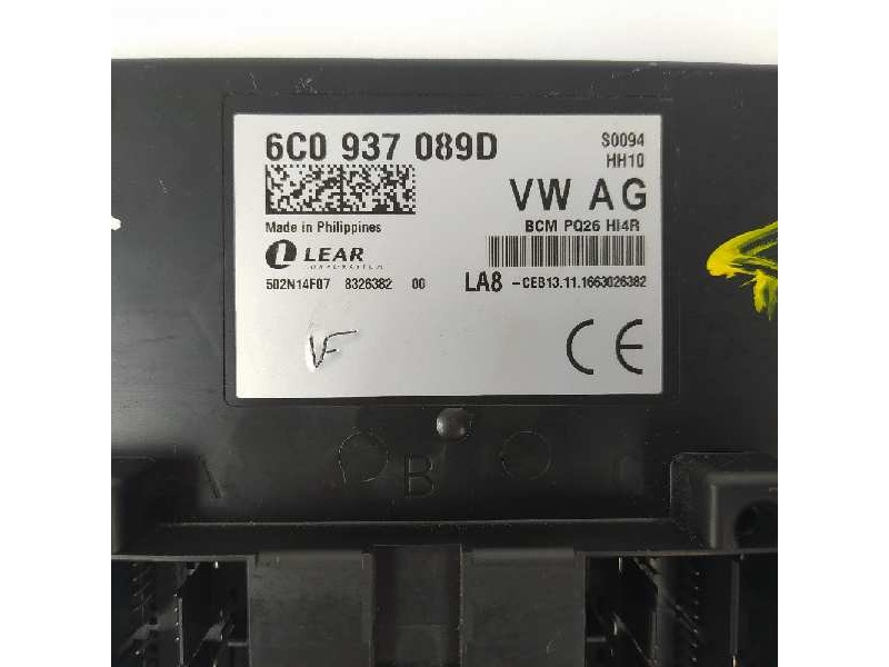 Recambio de modulo electronico para seat ibiza (6p1) fr referencia OEM IAM 6C0937089D  