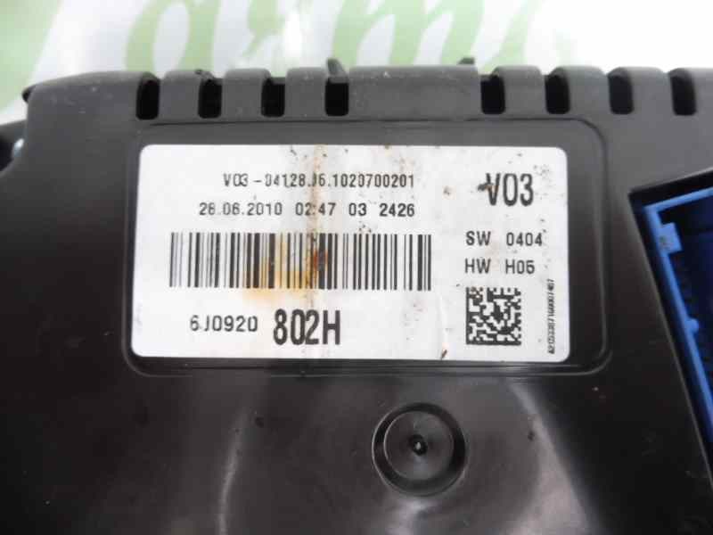 Recambio de cuadro instrumentos para seat ibiza (6j5) stylance / style referencia OEM IAM 6J0920802H  