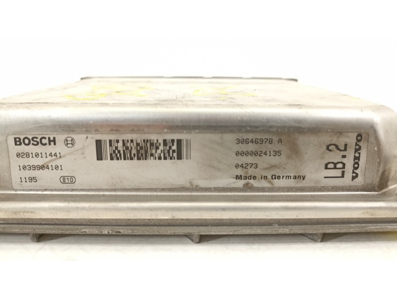 Recambio de centralita motor uce para volvo xc90 d5 (7 sitze) referencia OEM IAM 30646978A 0281011441 