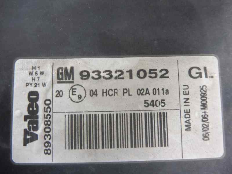 Recambio de faro izquierdo para opel meriva enjoy referencia OEM IAM 93321052  