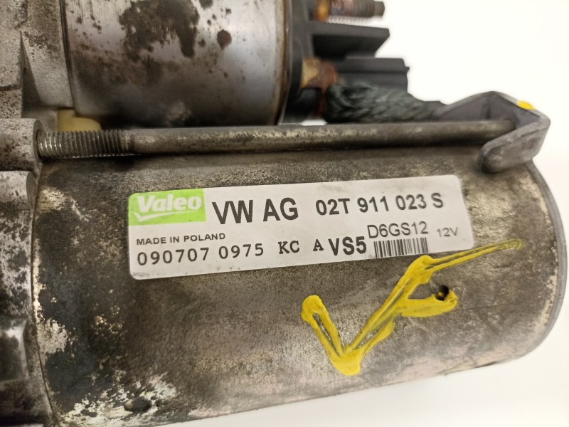 Recambio de motor arranque para volkswagen golf plus (5m1) highline referencia OEM IAM 02T911023S  