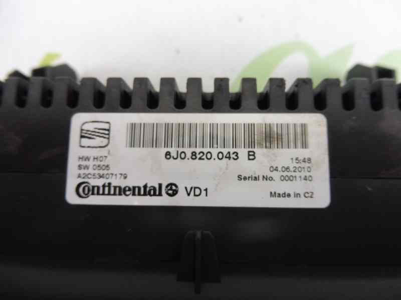Recambio de mando climatizador para seat ibiza (6j5) stylance / style referencia OEM IAM 6J0820043B  