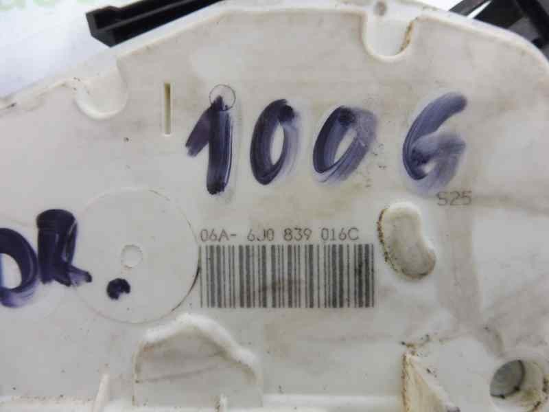 Recambio de cerradura puerta trasera derecha para seat ibiza (6j5) stylance / style referencia OEM IAM 6J0839016C  