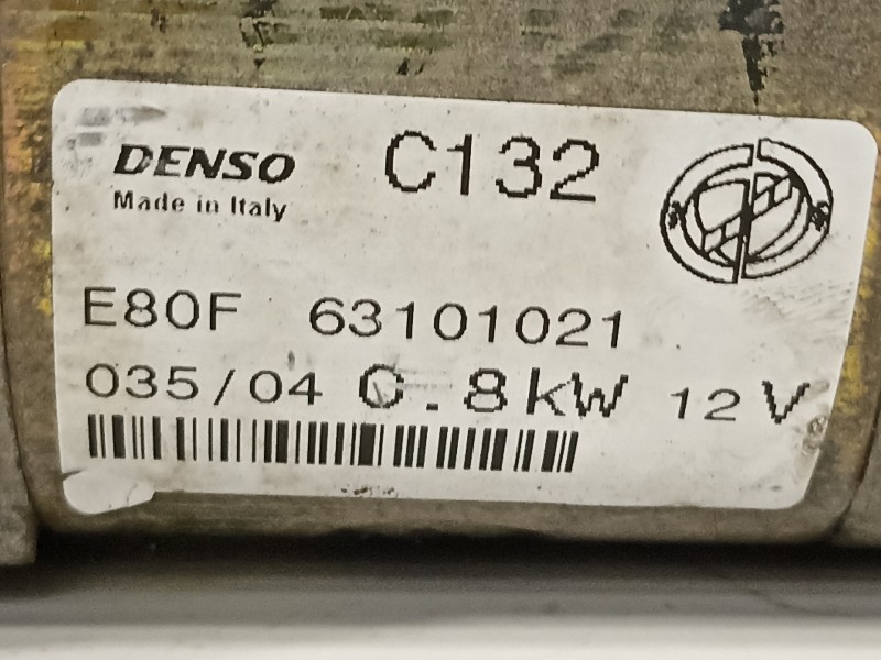 Recambio de motor arranque para fiat panda (169) 1.1 8v referencia OEM IAM   