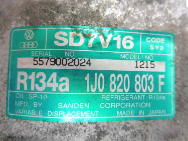 Recambio de compresor aire acondicionado para volkswagen golf iv berlina (1j1) highline referencia OEM IAM 1J0820803F SD7V16 121