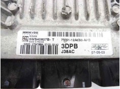 Recambio de centralita motor uce para ford focus berlina (cap) ambiente (d) referencia OEM IAM 7M5112A650APB 5WS40607BT 3DPB 2