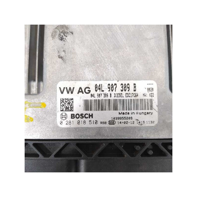 Recambio de centralita motor uce para audi a3 sportback (8va) attraction referencia OEM IAM 04L907309B 0281018510 04L906021AL