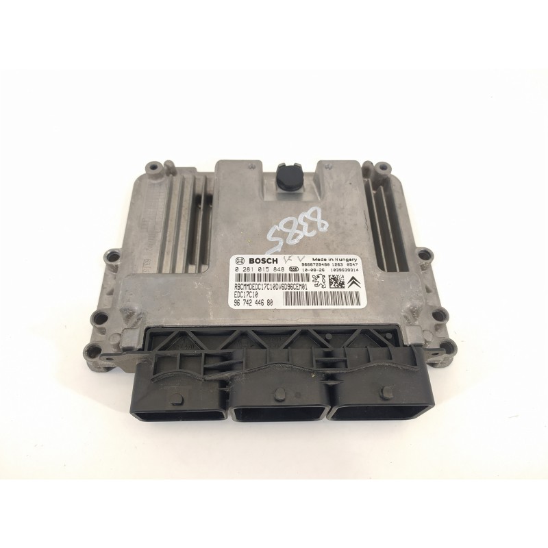 Recambio de centralita motor uce para peugeot 207 1.6 68kw referencia OEM IAM 9674244680 9666729480 0281015848