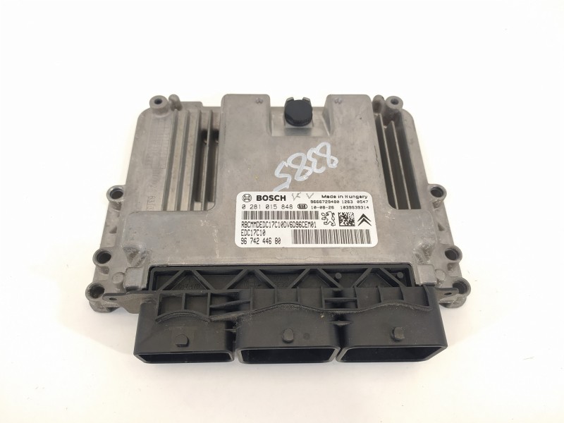 Recambio de centralita motor uce para peugeot 207 1.6 68kw referencia OEM IAM 9674244680 9666729480 0281015848