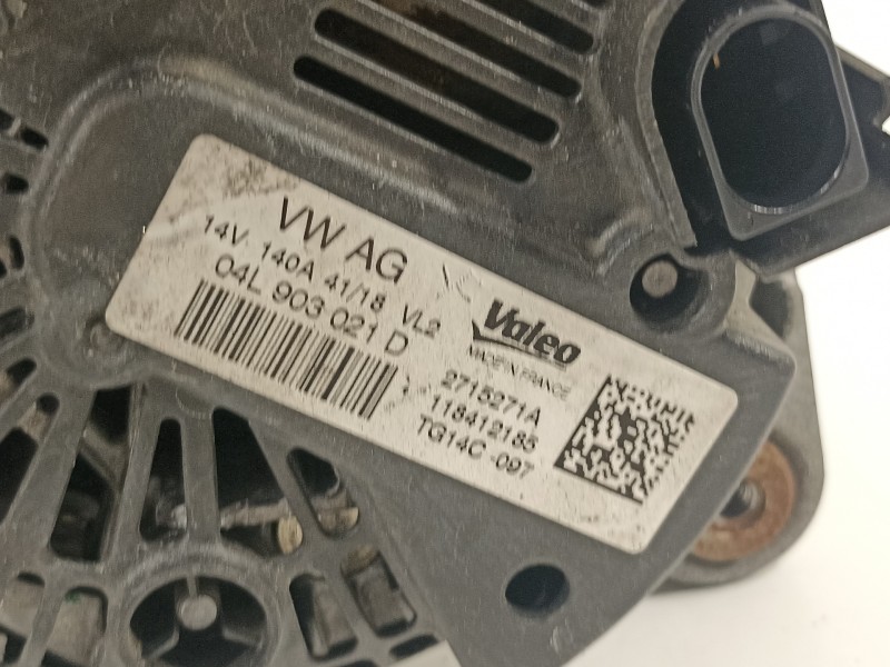 Recambio de alternador para volkswagen touran (5t1) advance bmt referencia OEM IAM 04L903021D TG14C097 2715271A