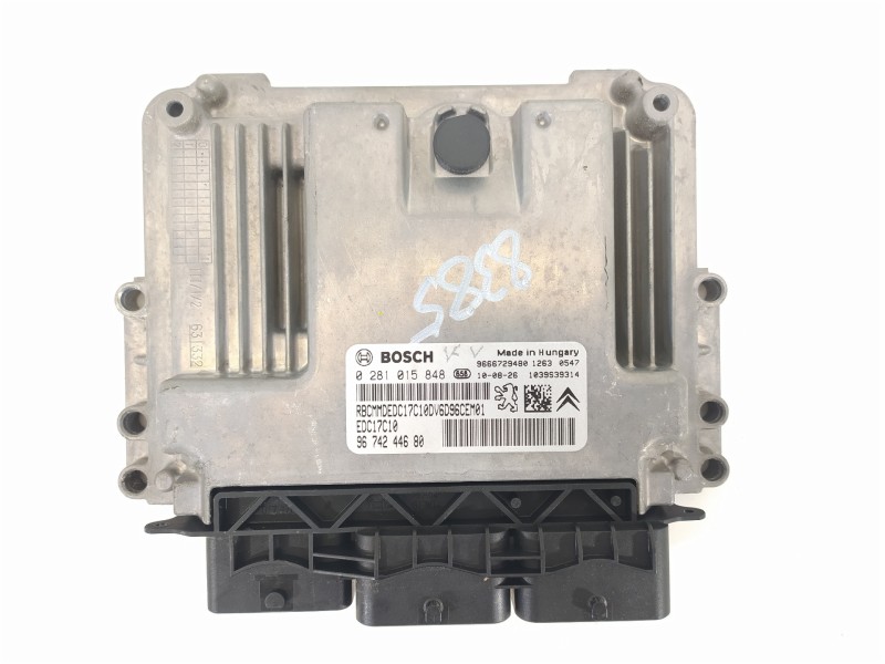 Recambio de centralita motor uce para peugeot 207 1.6 68kw referencia OEM IAM 9674244680 9666729480 0281015848