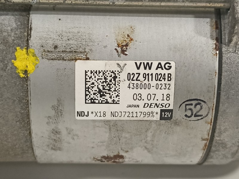 Recambio de motor arranque para volkswagen touran (5t1) advance bmt referencia OEM IAM 02Z911024B 4380000232 