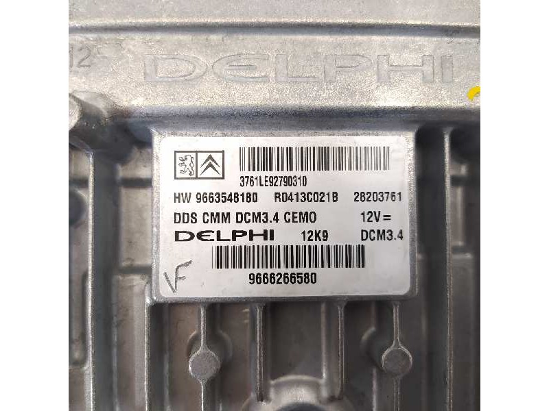 Recambio de centralita motor uce para citroën c5 berlina premier referencia OEM IAM 9666266580 9663548180 