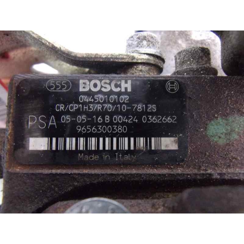 Recambio de bomba inyeccion para citroën berlingo 1.6 hdi 75 x familiar referencia OEM IAM 9656300380 0445010296 