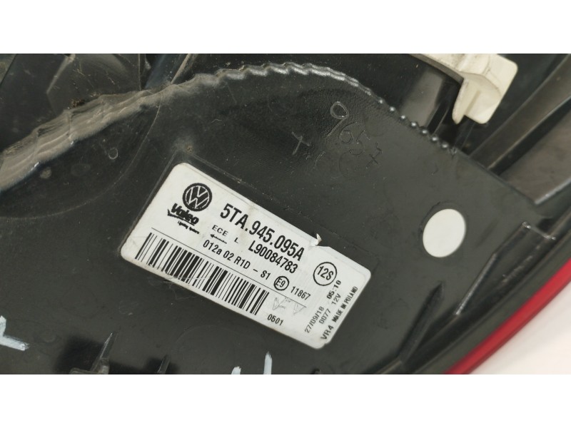 Recambio de piloto trasero izquierdo para volkswagen touran (5t1) advance bmt referencia OEM IAM 5TA945095A L90084783 