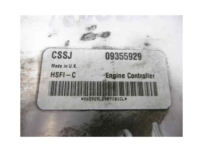 Recambio de centralita motor uce para opel astra g berlina comfort referencia OEM IAM 09355929  