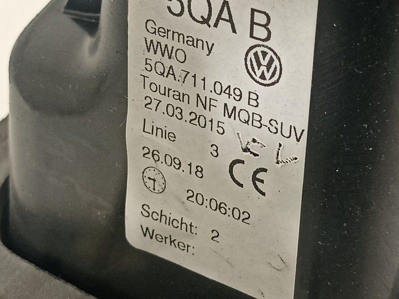 Recambio de palanca cambio para volkswagen touran (5t1) advance bmt referencia OEM IAM 5QA711049B 3Q0711061 