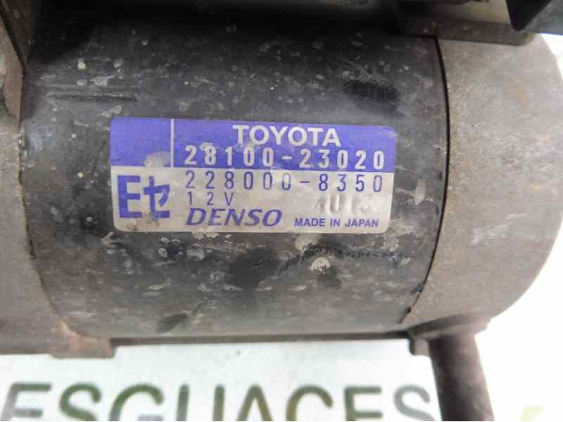 Recambio de motor arranque para toyota yaris (ncp1/nlp1/scp1) 1.0 luna referencia OEM IAM 2810023020 2280008350 