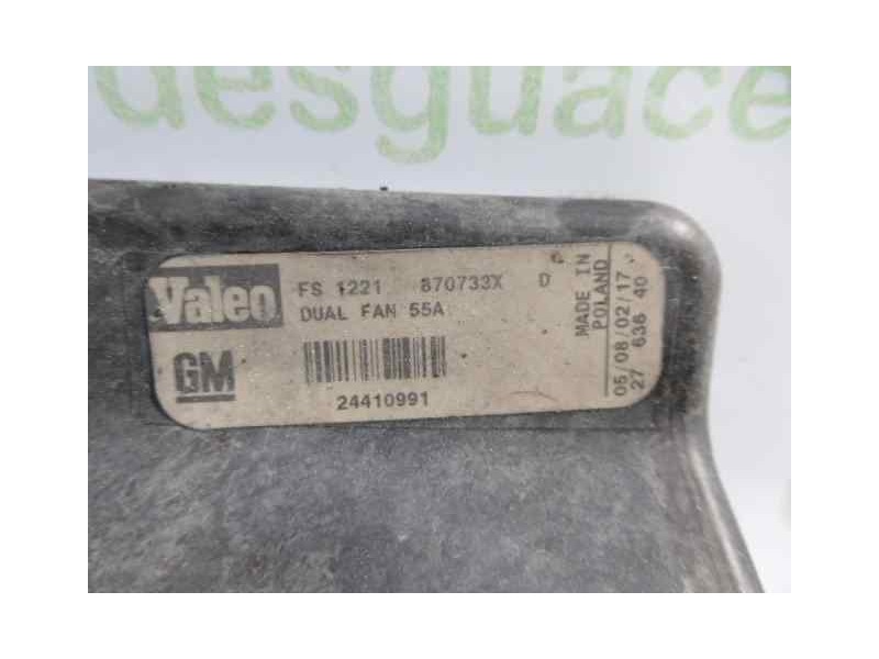 Recambio de electroventilador para opel vectra c berlina comfort referencia OEM IAM 24410991  