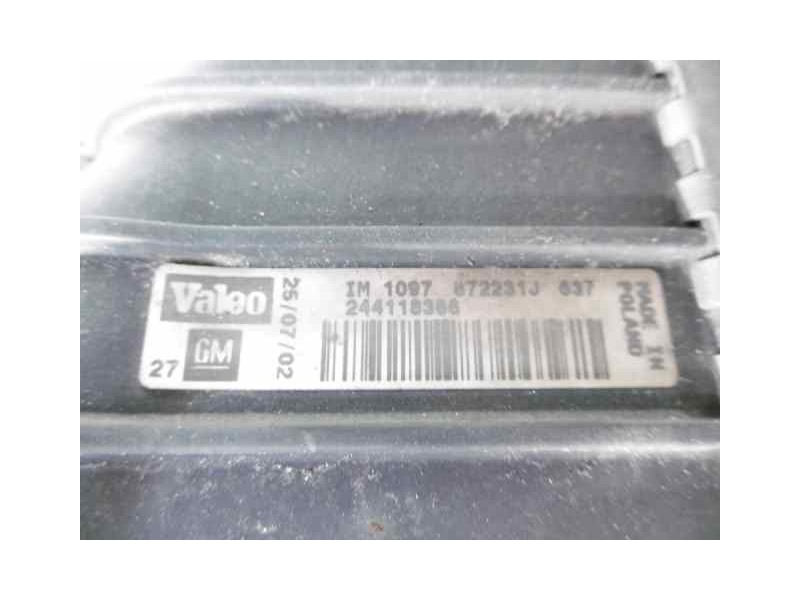 Recambio de intercooler para opel vectra c berlina elegance referencia OEM IAM 244118366  