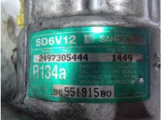 Recambio de compresor aire acondicionado para citroën c2 furio referencia OEM IAM 9655191580 2497305444  2