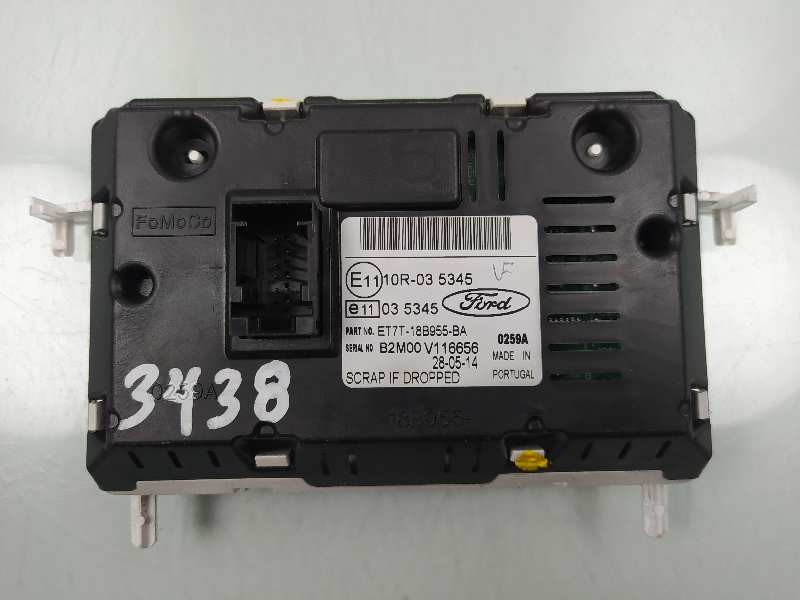Recambio de pantalla multifuncion para ford fiesta (ccn) trend referencia OEM IAM ET7T18B955BA  