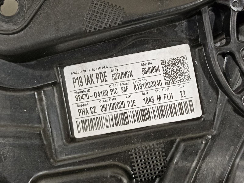 Recambio de elevalunas delantero izquierdo para hyundai i30 (pd) essence referencia OEM IAM 82470G4150 81310G3040 82450G4010