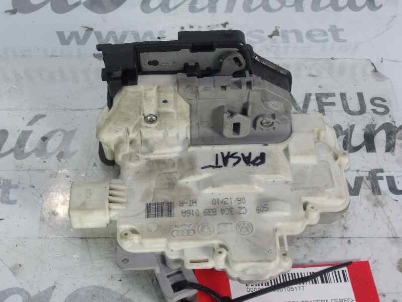 Recambio de cerradura puerta trasera derecha para volkswagen passat variant (365) advance bluemotion referencia OEM IAM 3C483901