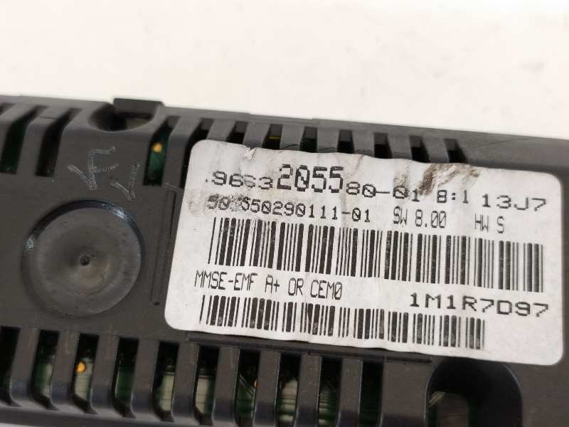 Recambio de pantalla multifuncion para peugeot 207 xt referencia OEM IAM 9663205580  