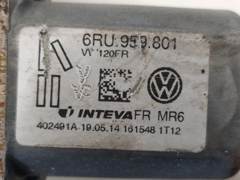 Recambio de elevalunas delantero derecho para seat mii (kf1) style referencia OEM IAM 6RU959801  