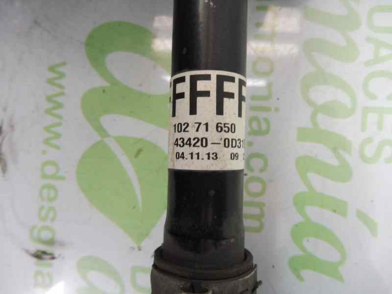 Recambio de transmision delantera izquierda para toyota yaris active referencia OEM IAM 434200D310  