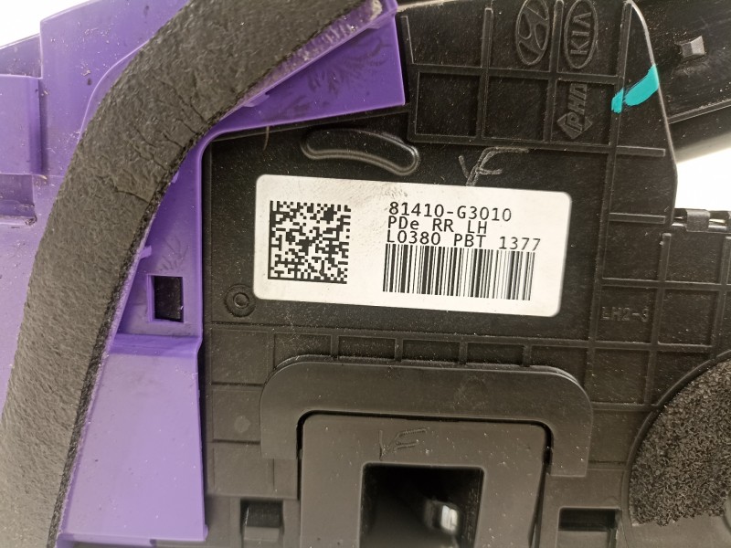 Recambio de cerradura puerta trasera izquierda para hyundai i30 (pd) essence referencia OEM IAM 81410G3010  