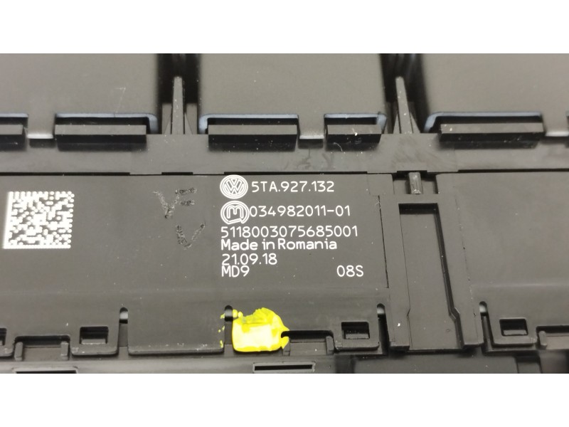 Recambio de mando multifuncion para volkswagen touran (5t1) advance bmt referencia OEM IAM 5TA927132 034982011 