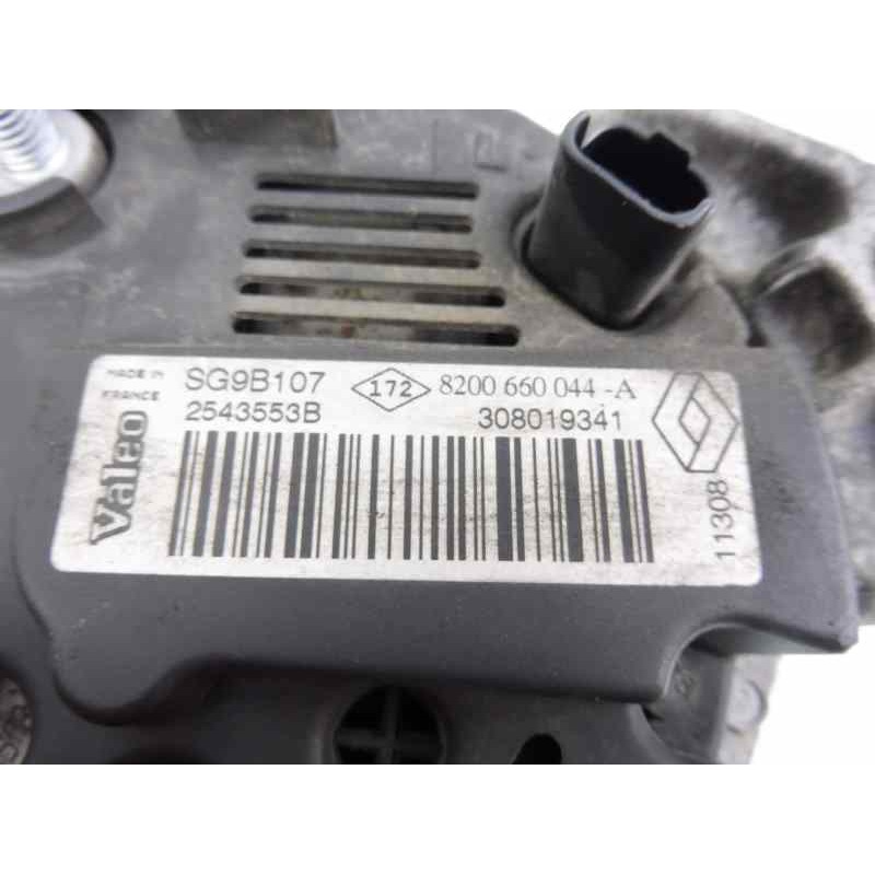 Recambio de alternador para renault clio ii fase ii (b/cb0) campus referencia OEM IAM 8200660044A SG9B107 2543553B