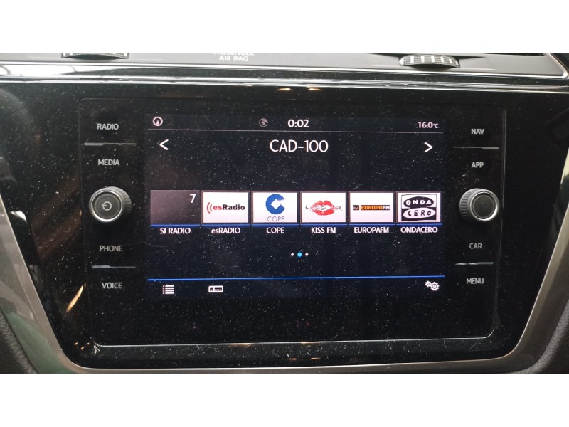 Recambio de pantalla multifuncion para volkswagen touran (5t1) advance bmt referencia OEM IAM 5G6919605B A2C1890460001 