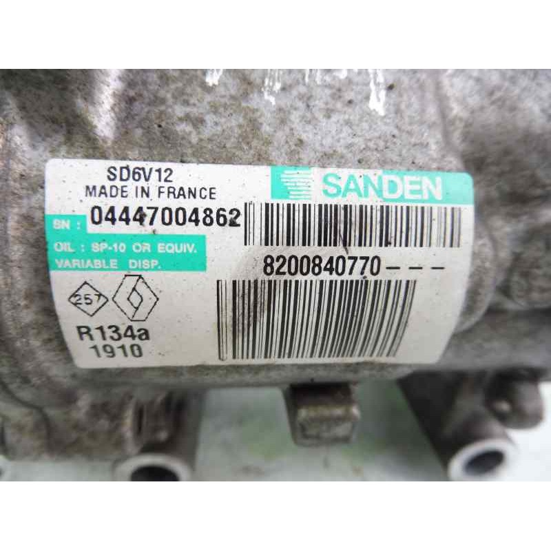 Recambio de compresor aire acondicionado para renault clio ii fase ii (b/cb0) campus referencia OEM IAM 8200840770  