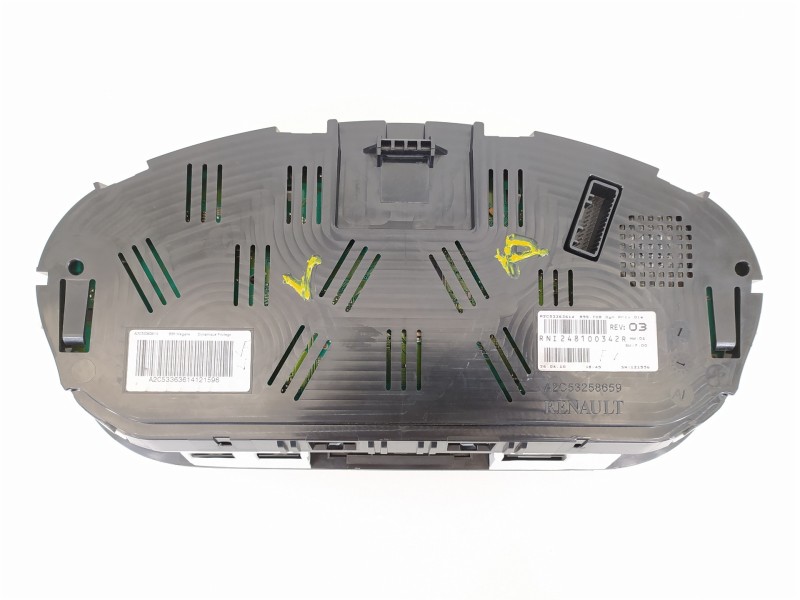 Recambio de cuadro instrumentos para renault megane iii berlina 5 p dynamique referencia OEM IAM 248100342R  