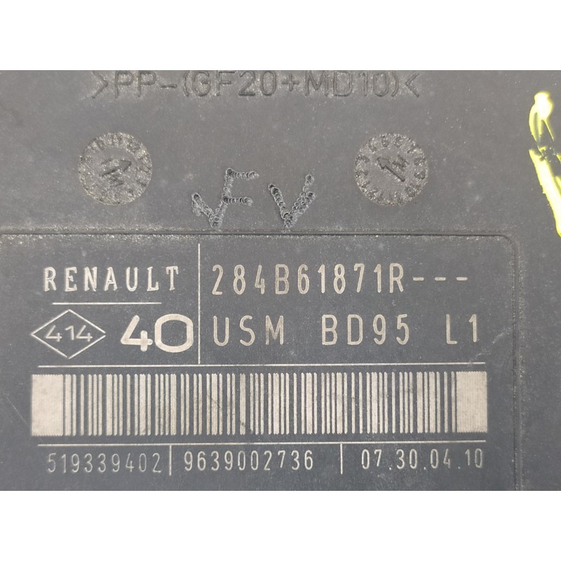 Recambio de caja reles / fusibles para renault megane iii berlina 5 p dynamique referencia OEM IAM 284B61871R 519339402 96390027