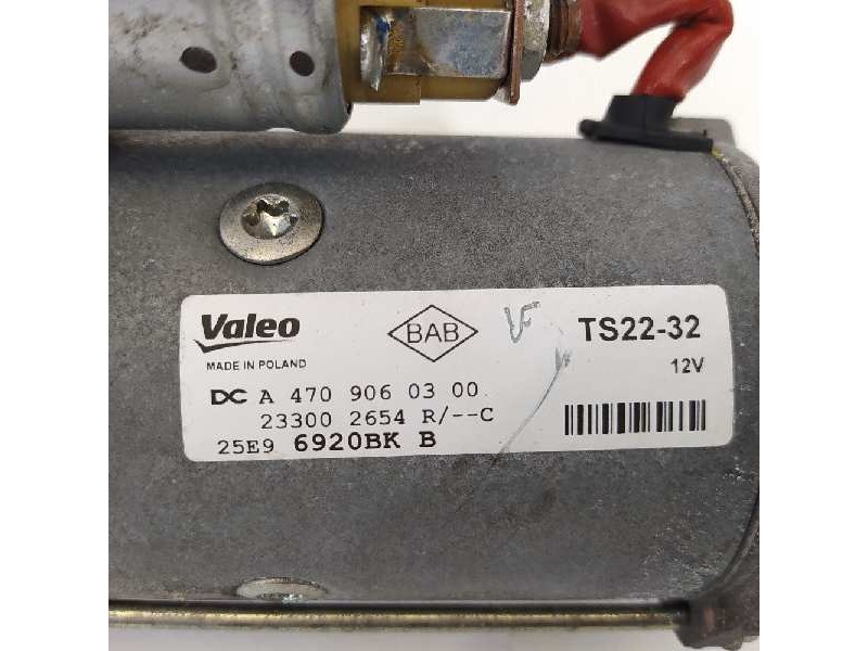 Recambio de motor arranque para opel movano b kasten/combi fg. l1h1 2,8t referencia OEM IAM 233002654R 470906300 