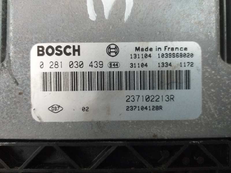 Recambio de centralita motor uce para dacia dokker ambiance referencia OEM IAM 237102213R 0281030439 237104128R