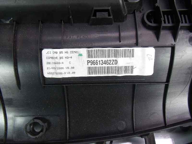 Recambio de cuadro instrumentos para citroën c4 berlina collection referencia OEM IAM 96613462ZD 281164004 96613462ZD