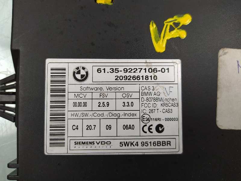 Recambio de modulo electronico para bmw x6 (e71) 3.5d referencia OEM IAM 6135922710601 2092661810 5WK49516BBR
