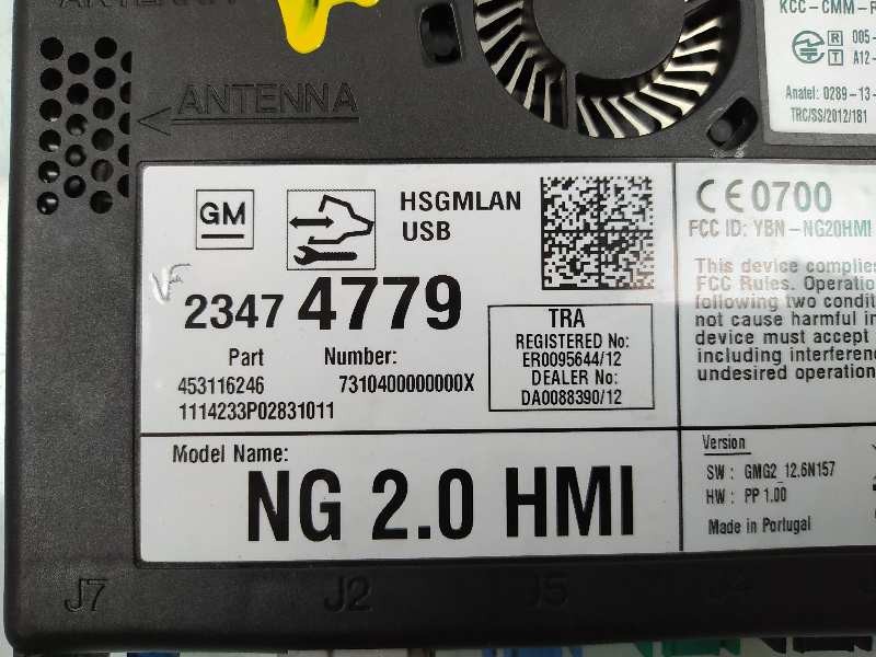 Recambio de modulo electronico para opel insignia berlina excellence referencia OEM IAM 23474779 453116246 