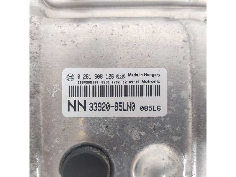 Recambio de centralita motor uce para suzuki splash a5b gls referencia OEM IAM 3392085LN0 0261S08126 
