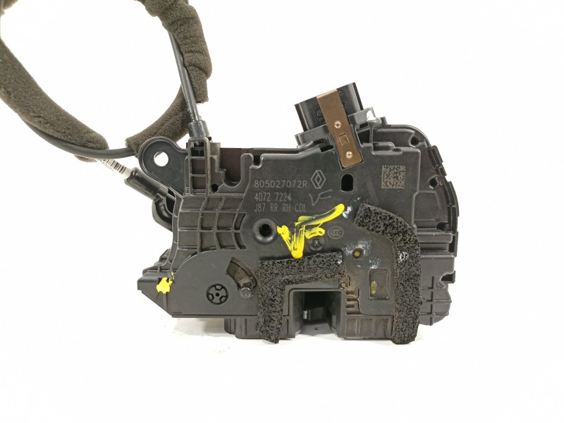Recambio de cerradura puerta trasera derecha para renault captur limited referencia OEM IAM 805027072R  